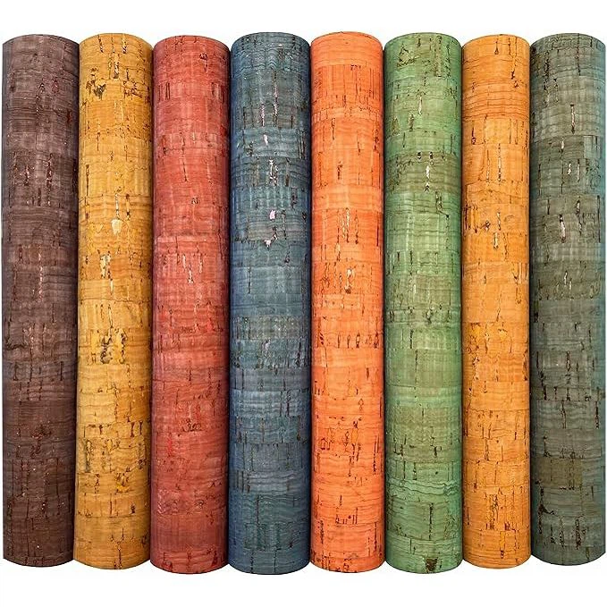 China Cork Leather Supplier Hot Sale Cork Fabric Made in China For Footwear Handbags Hat Automotive Interiors Furniture